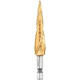 DEWALT DWA1783IR 1/8-Inch-1/2-Inch IMPACT READY Step Drill Bit