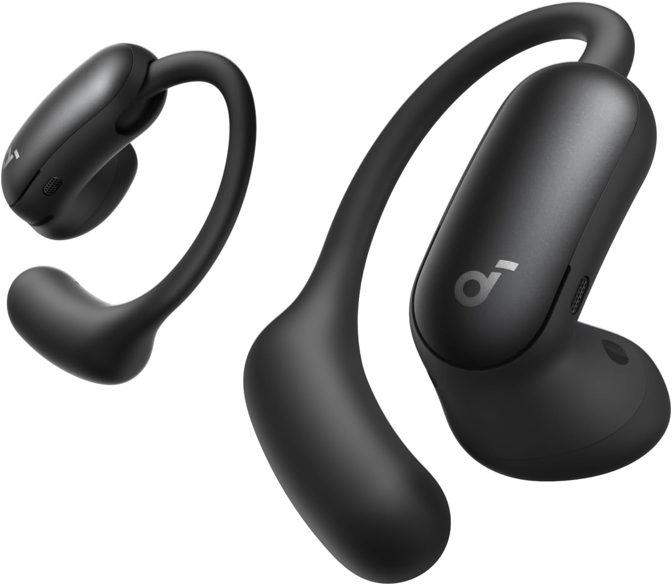 Soundcore AeroFit 2 Pro de Anker, Auriculares Abiertos con ANC, Ganchos 5 Posiciones, Controladores 11,8 mm, Audio Alta Resolución LDAC, Llamadas Nítidas IA, 4 Micrófonos, IP55, Carga Inalámbrica