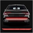 CGEAMDY Strong Reflective Stickers, High Intensity Night Visibility Safety Warning Decals, Waterproof Self-Adhesive for Car Bumper Trunk, Universal Accessories (Red)