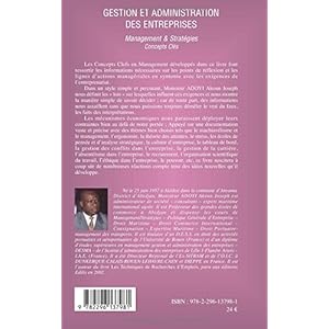 Gestion et administration des entreprises : Management & stratégies : concepts clés
