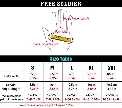 FREE SOLDIER Outdoor Taktische Handschuhe Herren Schweissabsonderung verschleißfeste Taktische Handschuhe - 3