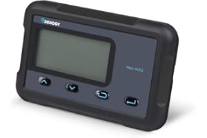 Renogy Schermo di monitoraggio per 12V 30/50A DC-DC MPPT on-board Caricabatteria da incasso, con LCD retroilluminato, Tracking in tempo reale