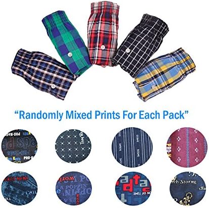 JI XING GUO 6 pcs Mens Plaid Boxer Shorts Beach Short New Underwear Brief