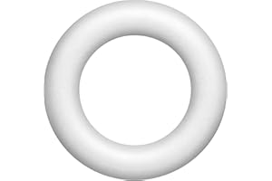 KNORR PRANDELL GHIRLANDA natalizia in polistirolo 20 CM base piatta DA DECORARE X PATCHWORK DECOUPAGE