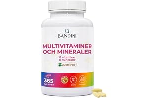 Bandini® Complete Multivitamin - 365 tabletter Vitaminer (1 års leverans)