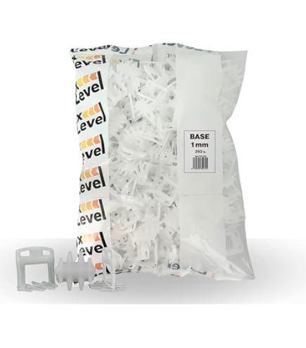 Basi Auto-livellanti CLICK Per Piastrelle - Spessore 12-30mm, Fuga 3mm, Sacchetto Da 200 Pezzi, Made In Italy - Foto 2