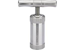 CHAMP HIGH – Compressore per polline in acciaio inossidabile, estrattore di polline, spremiagrumi, compressore, compressore di spezie, tabacco e erbe aromatiche – Acciaio inossidabile