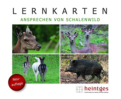 Preisvergleich Produktbild Lernkarten Ansprechen von Schalenwild