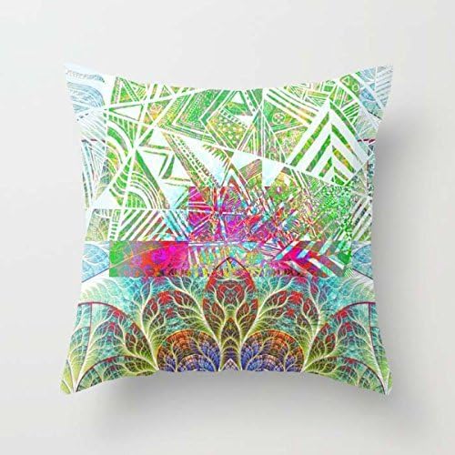 PaPaver 16 X 16 Inches/40 By 40 Cm Geometry Throw Pillow Case Twice Sides Is Fit For Living Room Dining Room Office Valentine Girls
