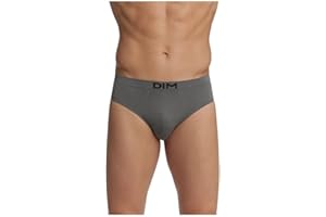 Dim Calzoncillos Tipo Slip Sin Costuras Microfibra elástica Unno Hombre x2