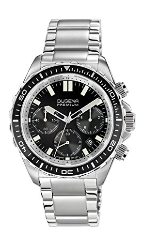 Dugena Herren-Armbanduhr NAUTICA XL CHRONO Chronograph Quarz Edelstahl 7090174