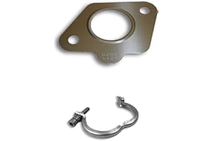 AUTOCRAFT Dichtung für AGR-Ventil und Befestigungsschelle, Ventilklemmung vorgesehen für C1 C2 C3 C4 C5 Berlingo Nemo Xsara Jumpy SCUDO Picasso CLUBMAN R55 1007 206 207 307 308 407 Expert Bipper Partner 1 6283J