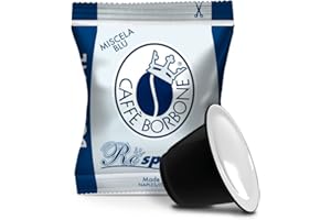 Caffè Borbone Respresso, Blue Coffee Blend - 100 Capsules - Compatible with Nespresso* coffee machines for home