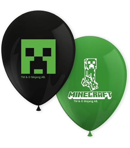 Thème Minecraft Enfant Set Vaisselle Fête Minecraft Procos - 52 Thème Minecraft Enfant Set Vaisselle Fête Minecraft Procos - 52