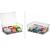 Şeffaf Kapaklı 6 B&ouml;lmeli Organizer Kutusu &ndash; &Ccedil;ay, Takı, Baharat, Aksesuar ve K&uuml;&ccedil;&uuml;k Eşyalar İ&ccedil;in D&uuml;zenleyici Kutusu &ndash; 23&times;14&times;9 c