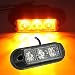 Produktbild mark8shop 3 LED blinkende Strobe Recovery Beacon Lichter Breakdown Lampe Trunk LKW Bernstein