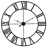 【METAL VINTAGE DESIGN】 Diese Uhr hat einen antiken Rosteffekt mit rundem Gesicht und wirkt in jeder Umgebung attraktiv - geeignet für eine Vielzahl architektonischer Dekorstile