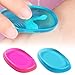 Silicone Make up Blender Sponge Powder Puffs Silicone Makeup Puffs Zero Makeup Waste Easy to Clean Reusable Washable Sponge - by ONE1X (Pink)