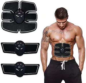 Gym Muscle Exerciser Smart ABS Simulator with Stickers Pad Body Slimming