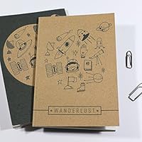 Notizbuch für Kosmonauten - DIN A6 - Kraftpapier