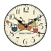 Produktbild PIXNOR Holz bunte Wanduhr, digitale lautlose Vintage Frankreich Paris mit arabischen Ziffern