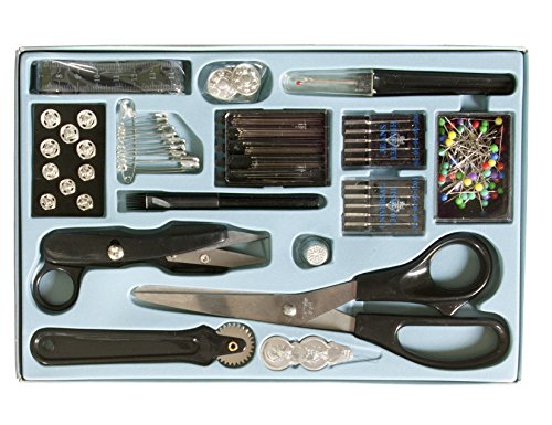 143 teiliges ZE/costurero incluye agujas para Máquinas de Coser, abridor de costuras, telliswelt, Makierrädchen, tijeras de costura etc.
