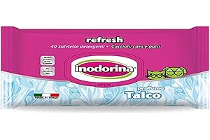 Inodorina 100 salviette per Cani e Gatti al Talco