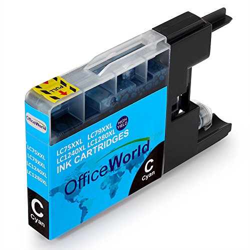 OfficeWorld Kompatible Patronen Ersatz für LC1240 LC1280 Tintenpatronen Kompatibel mit MFC-J280W, MFC-J425W, MFC-J430W, MFC-J435W, MFC-J5910DW, MFC-J625DW, MFC-J6510DW, MFC-J6710DW, MFC-J6910DW, MFC-J825DW, MFC-J835DW, DCP-J525W, DCP-J725DW, DCP-J925DW - 3