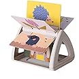 Taf Toys Urban Garden Tummy Time Spinning Book. Double-sided Monochrome Black & White and Colourful Picture Baby Book. Suitable for Boys & Girls 0 months +
