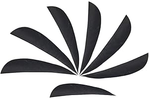 ZSHJGJR ZSHJG 50 pcs Plumas de Flecha 3 Pulgadas Natural Fletches Turquía Fletching ala Derecha para Bricolaje Flechas de Carbono