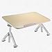 Produktbild Xin Yu Yue Firm Einfache Lapdesk höhenverstellbar Falten einstellbar Winkel Multifunktions-Serviertablett Sofa Frühstück Tablett, Notebook-Ständer Lesehalter für Couch Floor Kids (Farbe : Weiß)