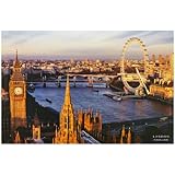1art1 37980 London Eye Westminster Bridge Poster 91 x 61 cm