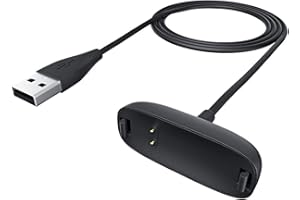 AWINNER Charger Compatible for Fitbit Inspire 2, Charging Dock Station Cradle Holder Charging Clip Premium Plastic Bracket Cable for Inspire 2 Health & Fitness Tracker (1-Pack)