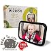 Happy Baby Mirror - Car Mirror to See Baby in Car Seat - FREE BONUS Decal included. Top rated baby mirrors | SAFETY TESTED, PARENT APPROVED, 100% SATISFACTION GUARANTEED!