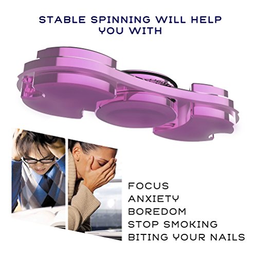 edc tragbar zappeln Spinner, aopetio 100% Metall Hand Spinner für Entlastung Stress Angst hinzufügen ADHD Focus Your Mind - 6