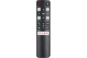 Universal Remote for All TCL Smart TV – TV Remote Control Replacement RC802V for All TCL Android 4K Smart TVs | Easy Setup, No Pairing Required [Without Voice Command]