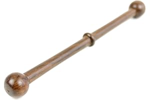 1TO1 MUSIC Handcrafted Dannan 9'' Wooden Bodhran Beater Tipper - Rounded Ends - Irish Drum Stick K