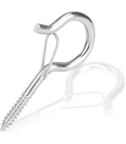 Poprkdre Balançoire De Sécurité - 2 Pièces Crochet De Plafond Avec Filetage, Vis, Fixation De Manille Swing M12