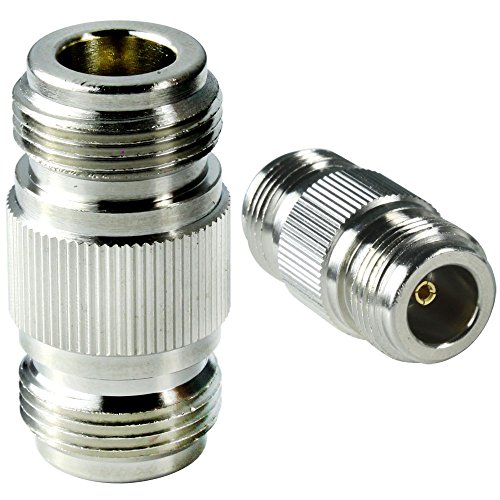 niceeshop(TM) Zinc Alloy 42206 N Female auf N Female Adapter Kupplung (Silber) - 2