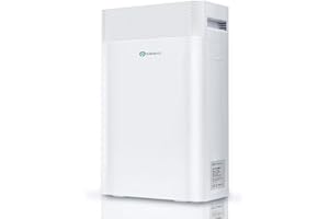 PureMate Air Purifier for Home 5 in1 with Ioniser and Sleep Mode - True HEPA Filter & Active Carbon, Removes Germs & Viruses, Allergies & Asthma, Pollen, Dust, Smokers, Hay Fever, Pets Dander