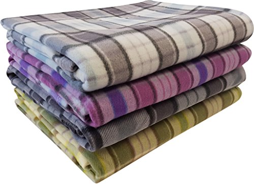 rejuvopedic Tartan Fleece Blanket Sofa Throw Settees / 250x265cms / Grey rejuvopedic Tartan Fleece Blanket Sofa Throw Settees / 250x265cms / Grey