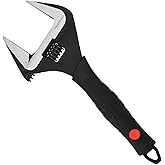 Basics Plumbing Adjustable Wide Jaw Wrench With Soft Grip
