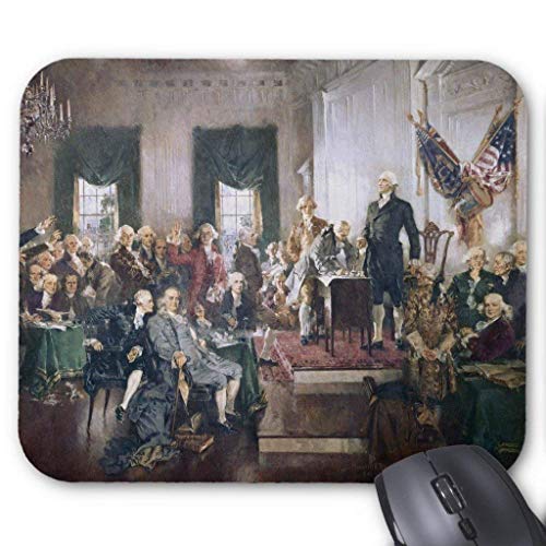 Preisvergleich Produktbild Signing The Us Constitution by Christy Mouse Pad 18×22 cm