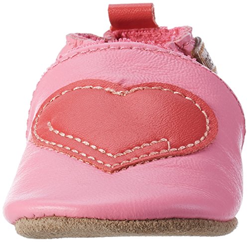 Melton Baby Mädchen Krabbelschuh Heart aus Weichem Leder - 4