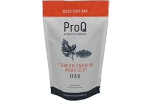 ProQ Premium Smoking Wood Dust (3 x 1.2L Pack) - Food Smoker Dust - Cold Smoking Dust - Oak