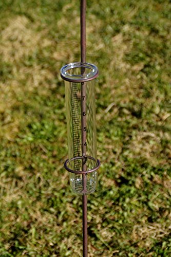 Regenmesser „Flora“, Gartenstecker, Metall in braun, GD144 - 4