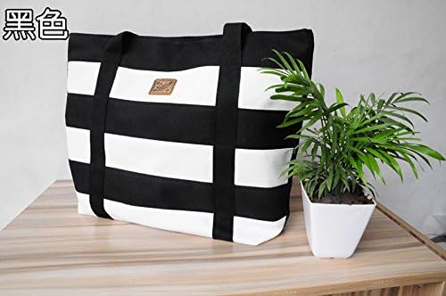 GUMO-Beach bags, handbags, large capacity, canvas bags, large bags, messenger bags, ladies, single shoulder bag,black