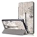 Produktbild Ticase - Hülle für All-New Amazon Fire HD 8 Tablet (7th Generation – 2017 Modell) Schönes Muster PU-Leder Anti-Shock Magnetic Schutzhülle Auto Wake up / Sleep Stand Cover Schöne Muster PU Leder Anti-Shock Magnetic Schutzhülle - Eiffelturm