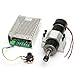 Produktbild ChaRLes 110-220V 500W Spindel Motor mit DrehzahlRegler und 52mm Klemme für CNC-Maschine