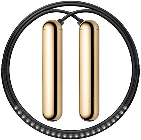 Tangram Factory Integrated LEDs to indicate Revolutions, Smart Jump Rope , SR_GL_S , Gold , S